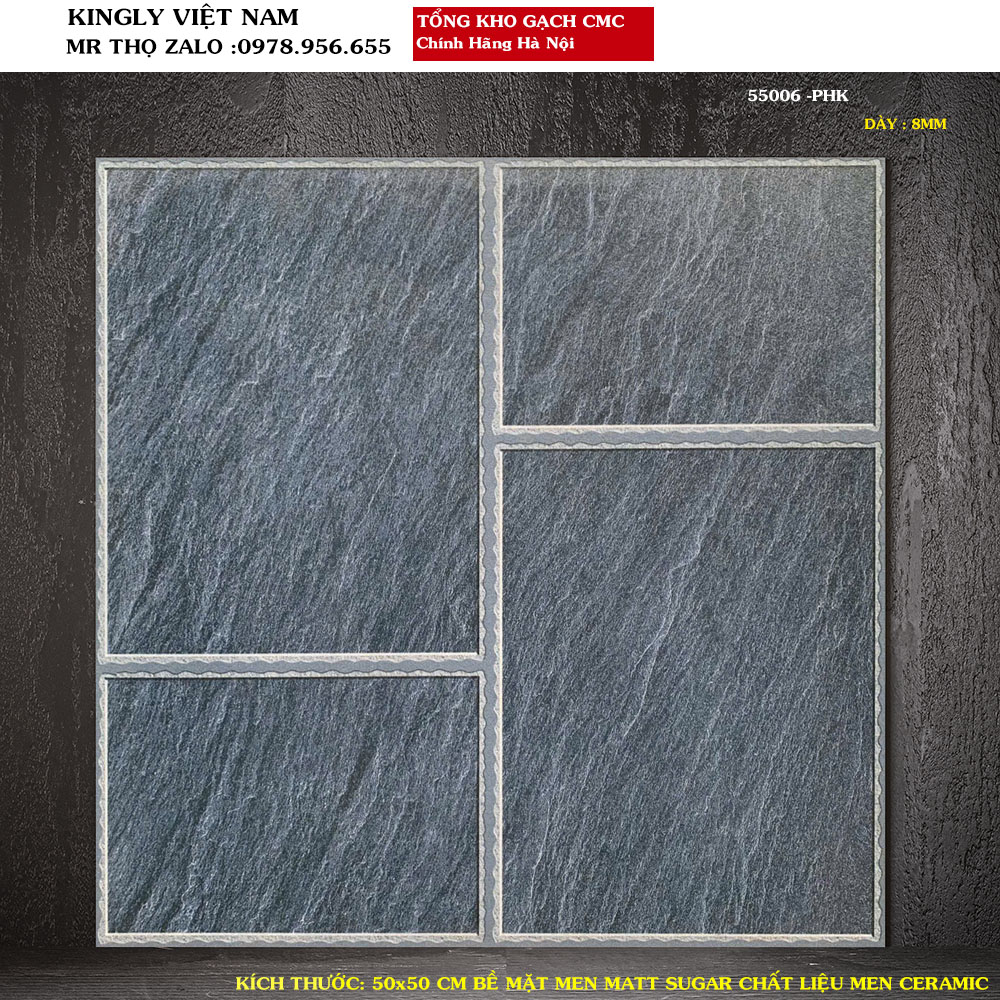 Gạch lát sân vườn CMC 50X50 CM CCM55006 Loại A